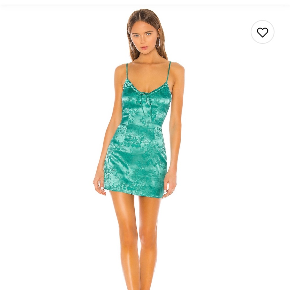 Superdown Andy Teal Mini Dress